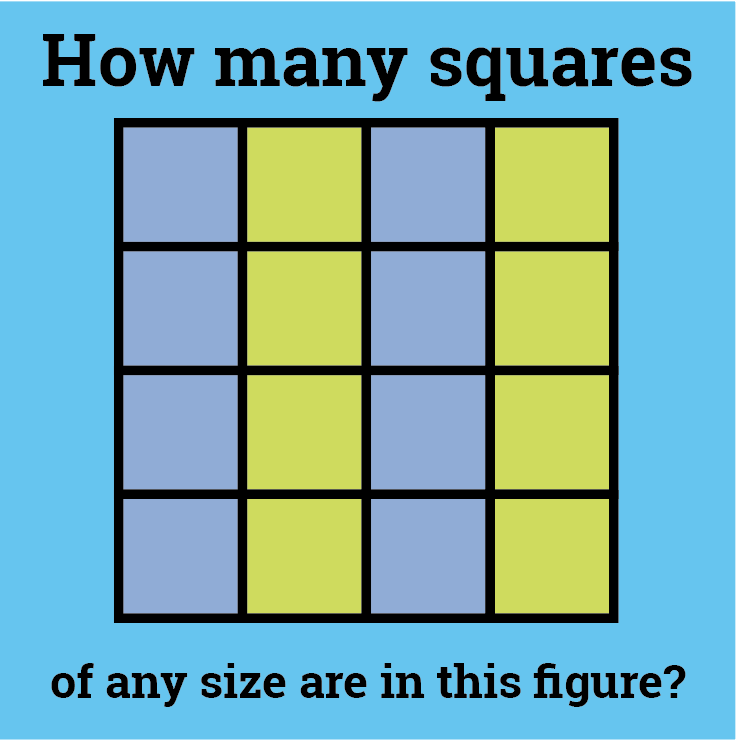 Math Monday Puzzles 2020-07-06 How Many Squares Math Monday Puzzles 2020-07-06 How Many Squares